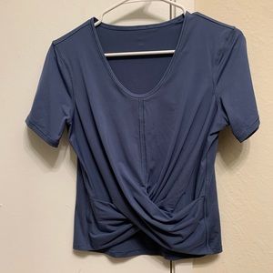 Lululemon Twist Front Crop Shirt